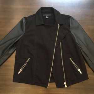 Black biker jacket